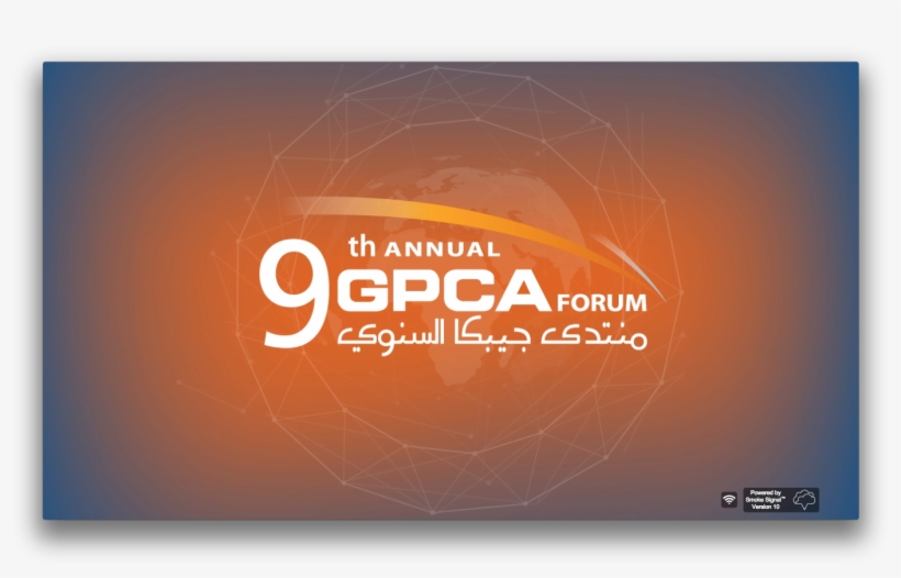 Gpca 9th Annual Forum - Graphic Design, transparent png download