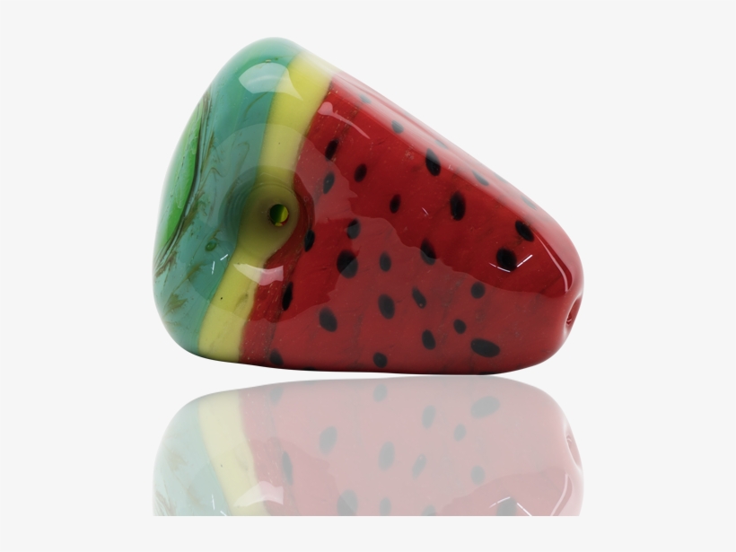 Empire Glass Watermelon Slice Glass Pipe - Glass, transparent png download