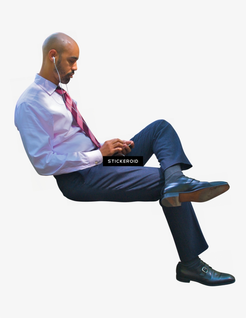 Sitting Businessman Man, transparent png download