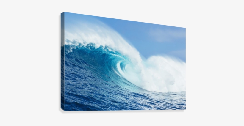 A Large Ocean Wave Breaks At The Big Wave Spot Know - Posterazzi A Large Ocean Wave Breaks At I Hawaii United, transparent png download