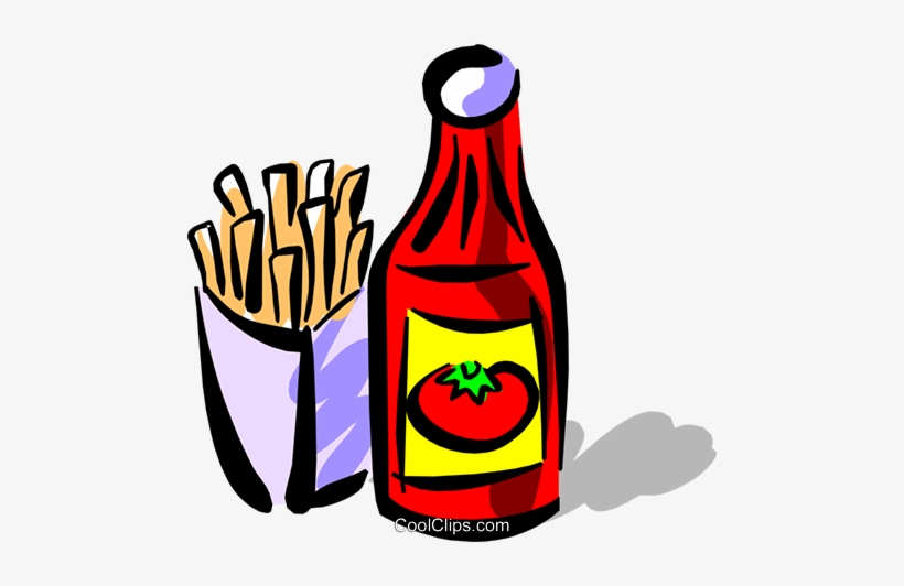 Ketchup Royalty Free Vector Clip Art Illustration Food0712 - Catsup, transparent png download