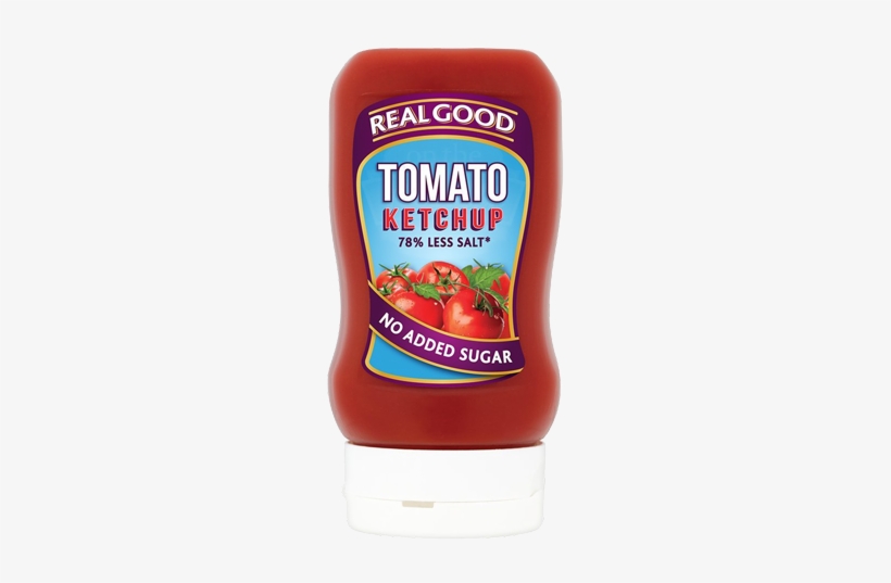 Real Good Tomato Ketchup - Real Good Tomato Ketchup No Added Sugar 315g, transparent png download