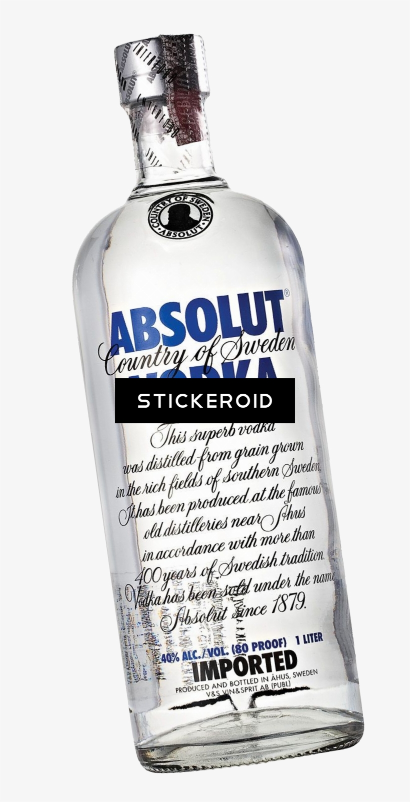 Vodka - Absolut Blue Vodka 350ml, transparent png download