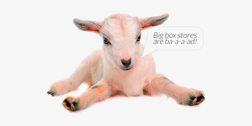 Goat "big Box Stores Are - Goat, transparent png download