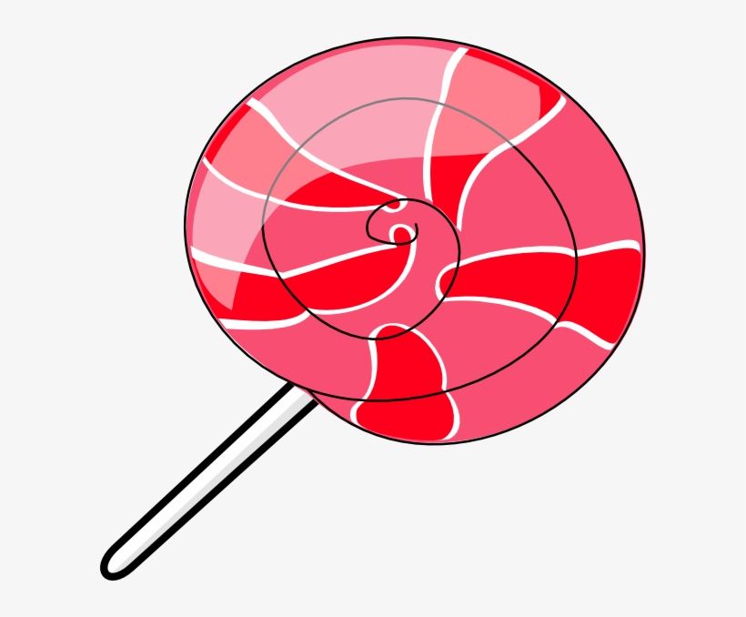 Large Pink Lollipop Svg Clip Arts 600 X 598 Px, transparent png download