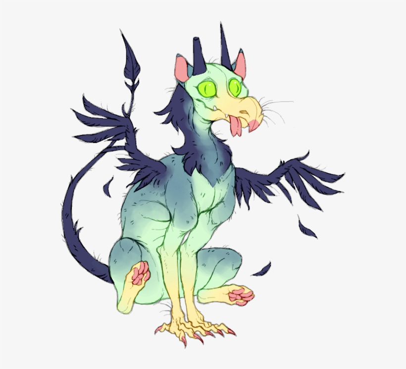 Garbage Gryphon - Illustration, transparent png download