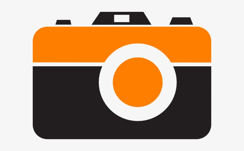 Camera Clipart Orange - Camara De Fotos Ilustracion Png, transparent png download