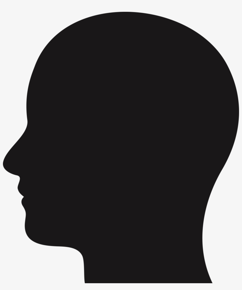 머리 Png 무료다운로드 Head Free Png - Head Silhouette Side, transparent png download