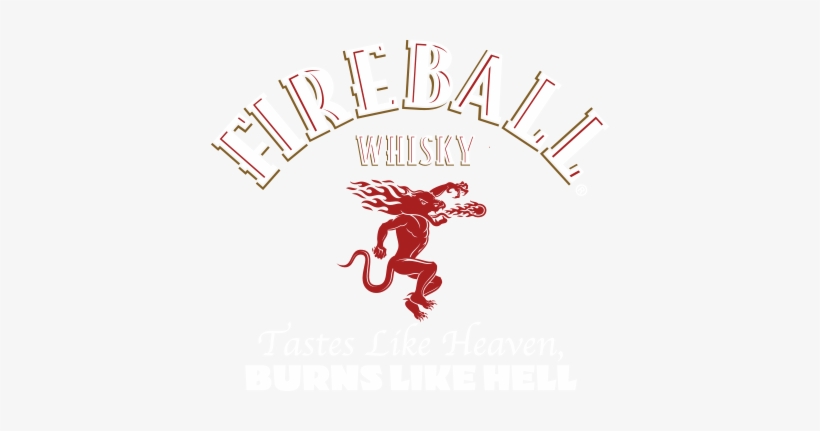 El Primer Licor De Whisky Infusionado Con Canela - Fireball Cinnamon Whiskey Logo, transparent png download