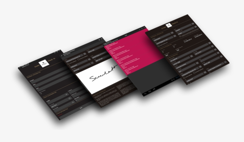 Green Check-in App - Mobile App, transparent png download