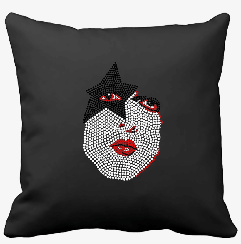Crystal Bling Star Child Throw Pillow - Paul Stanley T Shirt, transparent png download