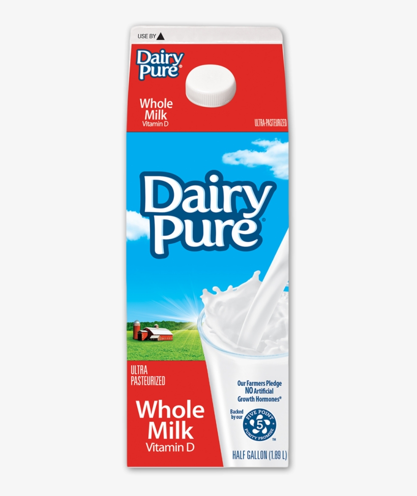 Dairypure Whole Milk - Dairy Pure Lactose Free Whole Milk, transparent png download