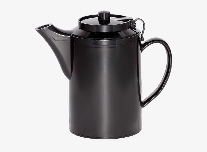 Tea Pot, With Tether, 16 Oz , Black - Service Ideas Tst612bu Dripless Teapot With Tether,, transparent png download