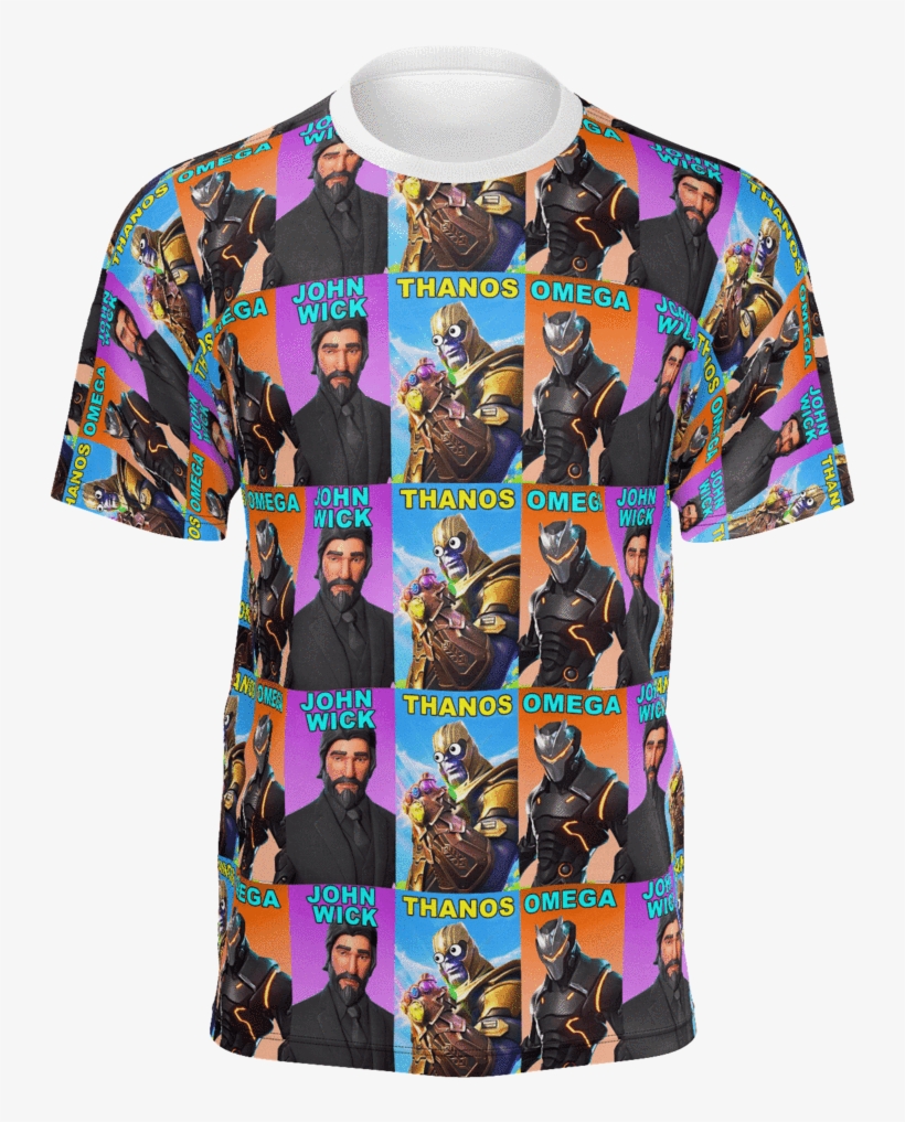 John Wick And Thanos Shirt Part 2 Men - Chemise À Fleur Homme, transparent png download