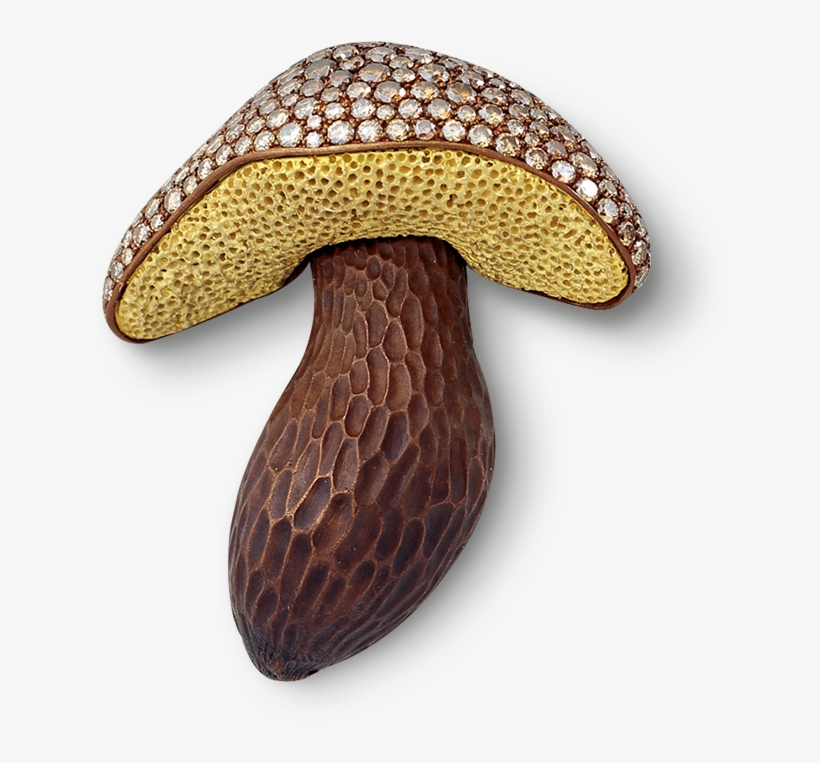 Brooch By Hemmerle In The Shape Of A Mushroom - Hemmerle Spider, transparent png download