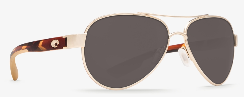 Costa Del Mar Loreto Sunglasses In Rose Gold, Metal - Costa Del Mar Sunglasses, transparent png download