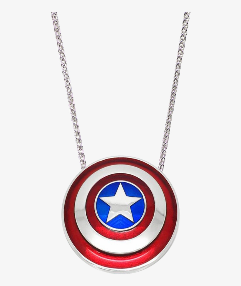 Captain America Shield Necklace, transparent png download