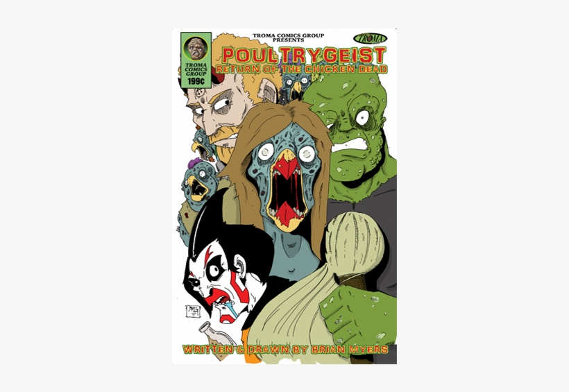 Return Of The Chicken Dead Comic Book [digital Download] - Poultrygeist: Night Of The Chicken Dead, transparent png download