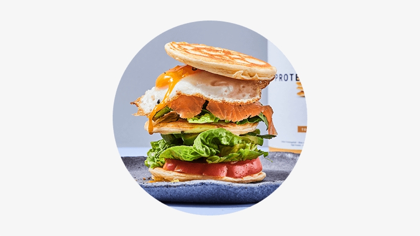 Pancakes With Salmon And Avocado - Avocado, transparent png download