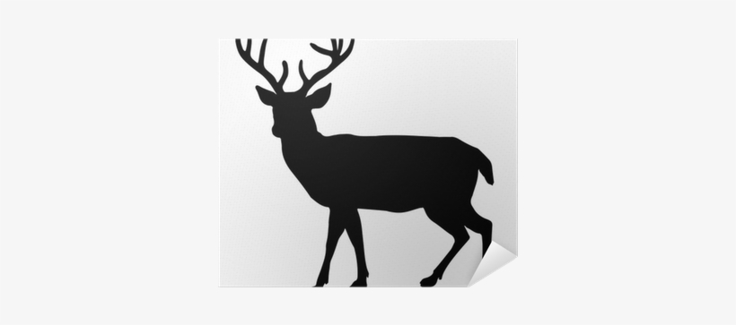Deer Silhouette Png Download - Deer Stencil, transparent png download