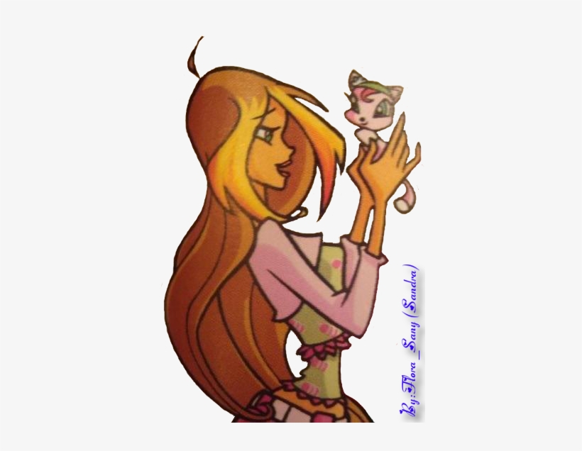 Winx Flora And Pet Coco Png By Xxsunny-bluexx - Flora And Coco Winx, transparent png download