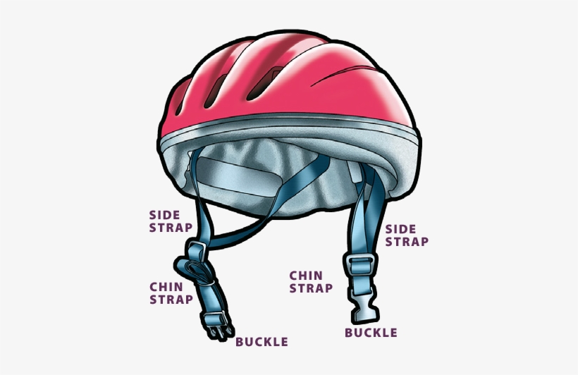 Helmet - Bicycle Helmet Straps, transparent png download
