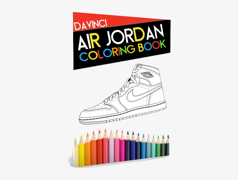 Air Jordan Coloring Book: Sneaker Adult Coloring Book, transparent png download