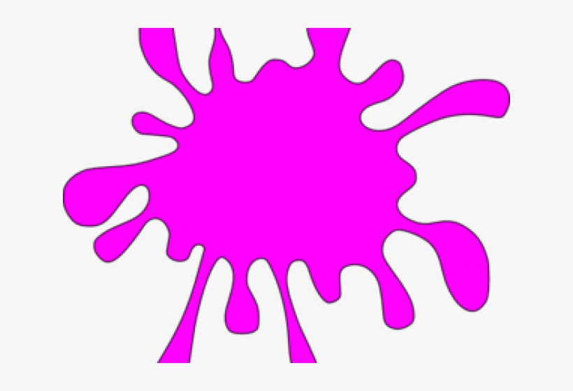 Red Paint Splatter Clipart, transparent png download