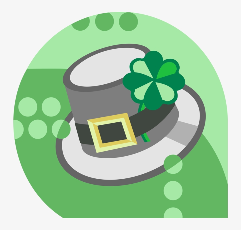 Vector Illustration Of St Patrick's Day Leprechaun - Emblem, transparent png download