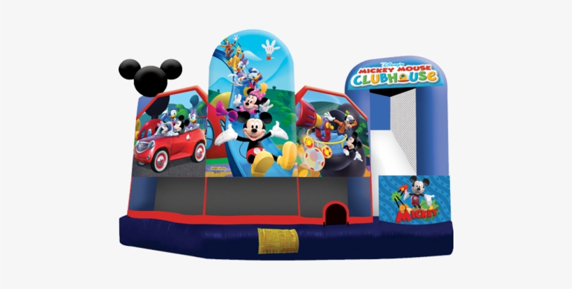Mickey Mouse Clubhouse 5n1 Combo Bounce House - Mickey Mouse Bounce House Rental, transparent png download