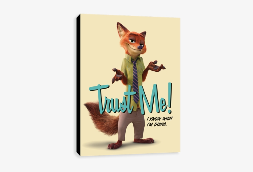 Trust Me - Nick Wilde Zootopia Fox, transparent png download