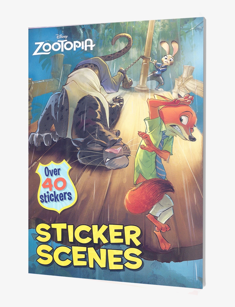 Picture Of Disney Sticker Scenes - Disney Zootopia Sticker Scenes, transparent png download