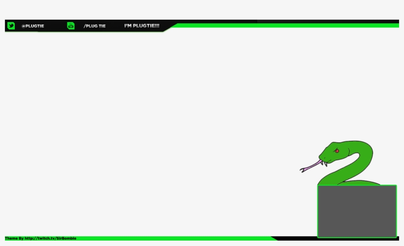Twitch Overlay Plugtie - Cartoon, transparent png download