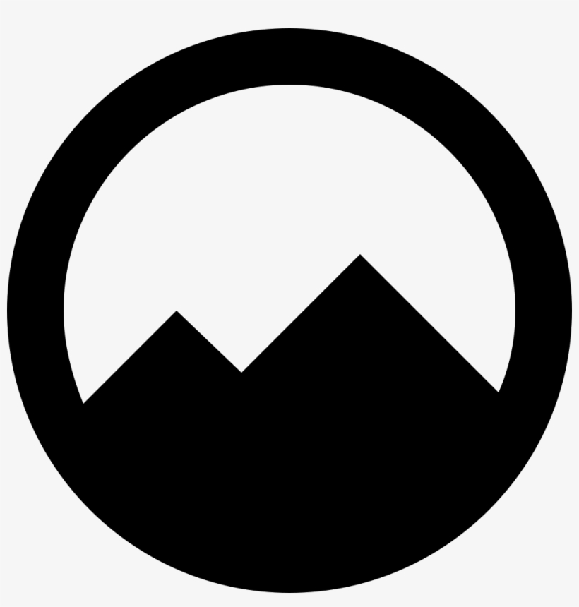 Mountains Inside A Circle Comments - Mountains In A Circle, transparent png download