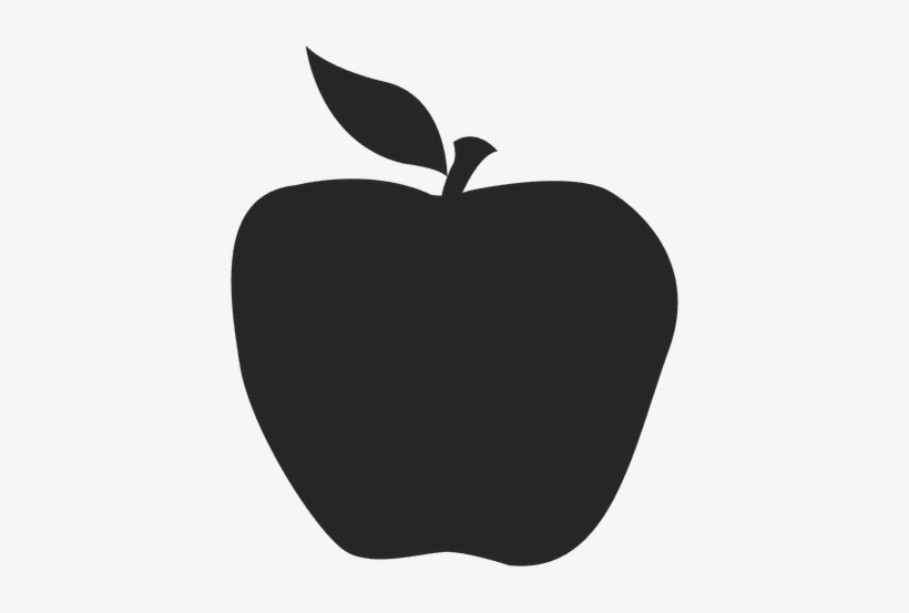 Apple Icon Silhouette - Apple Icon Png Transparent, transparent png download