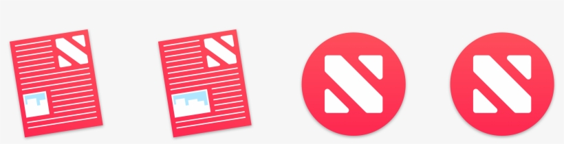 I Decided To Use The Rotated Rectangle As It Maps Closest - Apple News Icon Png, transparent png download