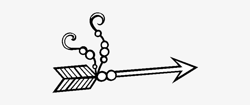 De Indiana Para Colorir Com - Bow And Arrow Outlines, transparent png download