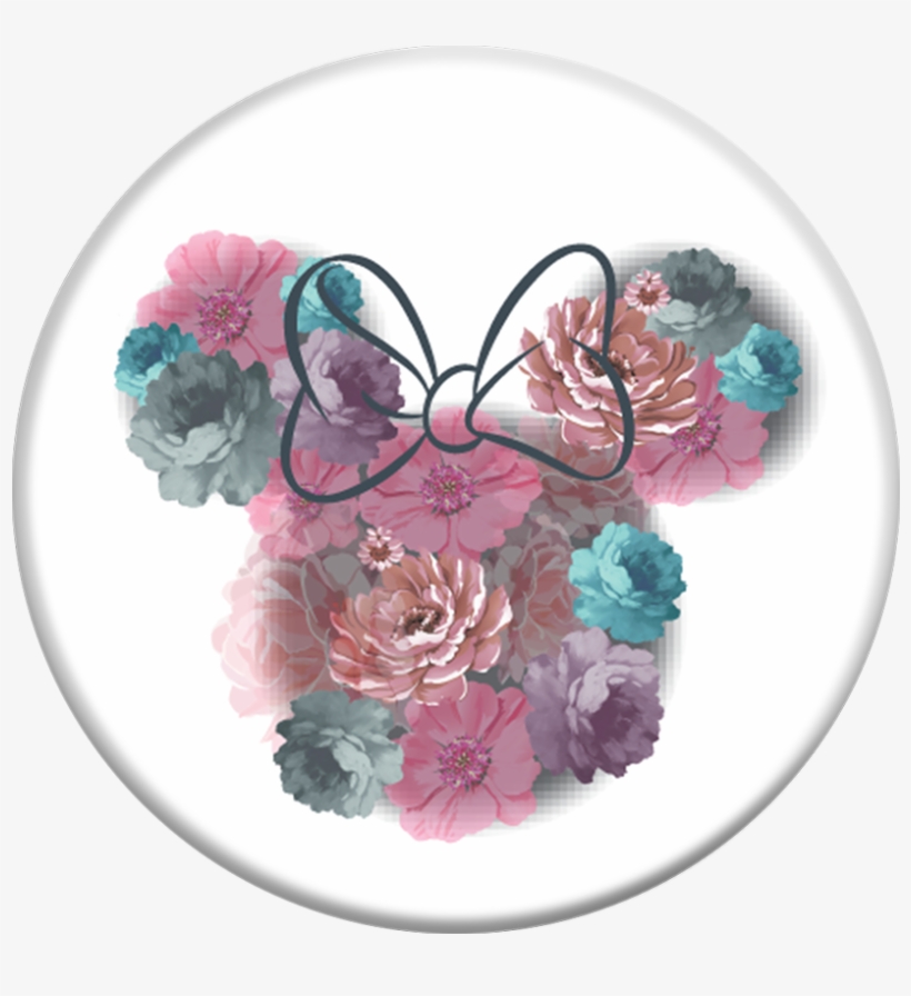 Minnie Floral - Popsockets, transparent png download