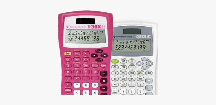 Texas Instruments Ti-30xiis Scientific Calculator, transparent png download