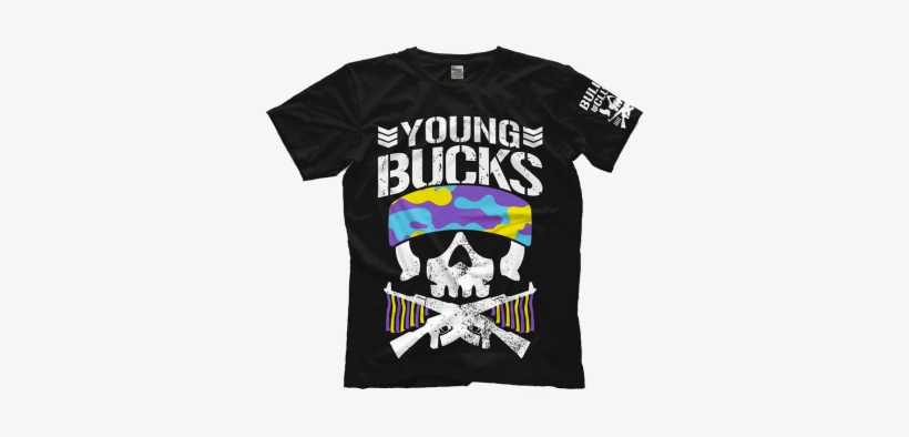 Young Bucks Bullet Club T-shirt - Young Bucks Shirt, transparent png download