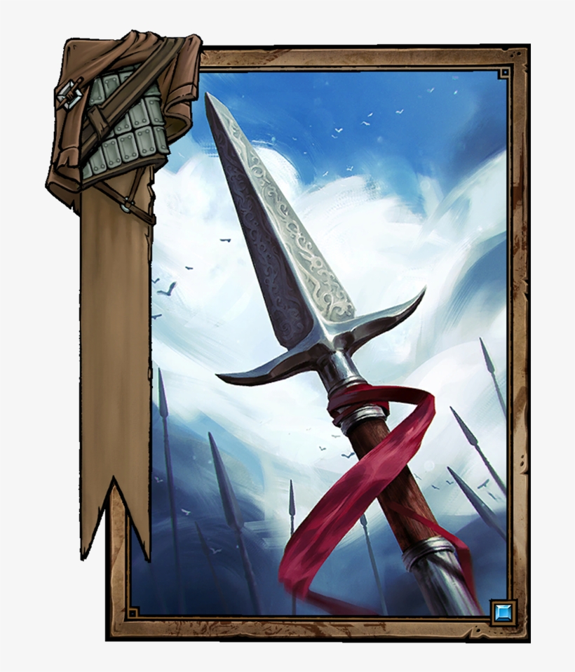 Mastercrafted Spear - Gwent Mastercrafted Spear, transparent png download