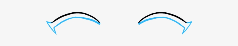 How To Draw Anime Eyes, transparent png download