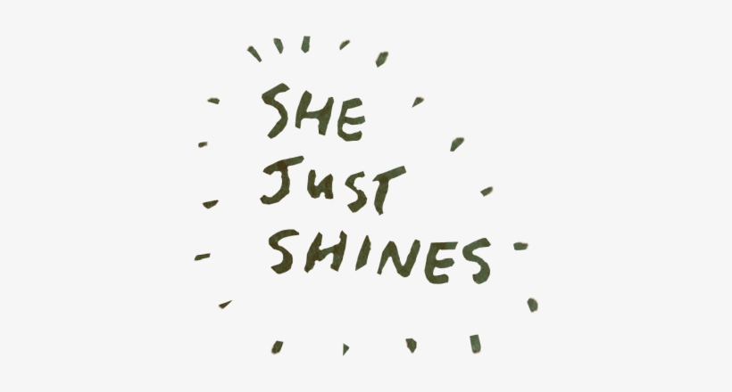 She Just Shines, transparent png download