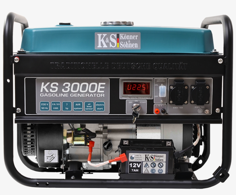 Генератор Бензиновый Könner & Söhnen Ks 3000e, transparent png download