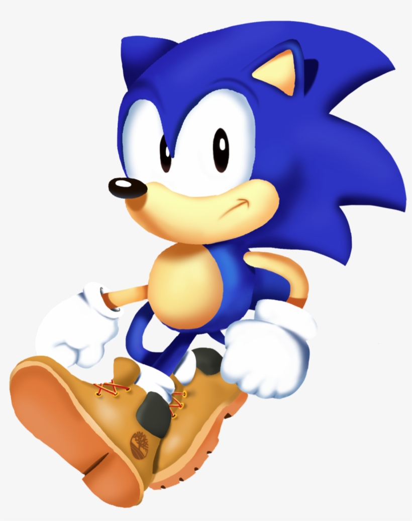 I Told People On Twitter That If A Post I Made Got - Classic Sonic Official Art, transparent png download