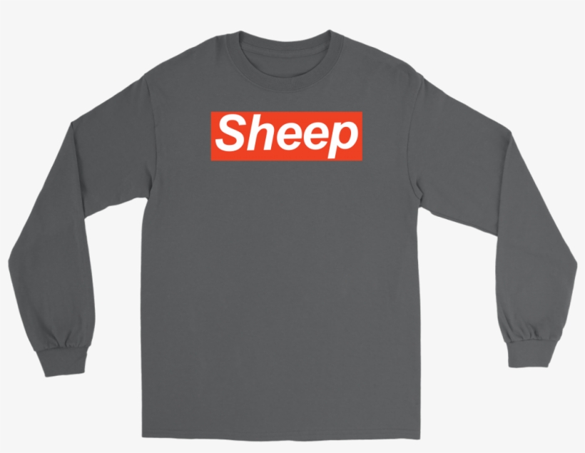 Idubbbz Sheep Box Logo Long Sleeve Shirt - Long-sleeved T-shirt, transparent png download