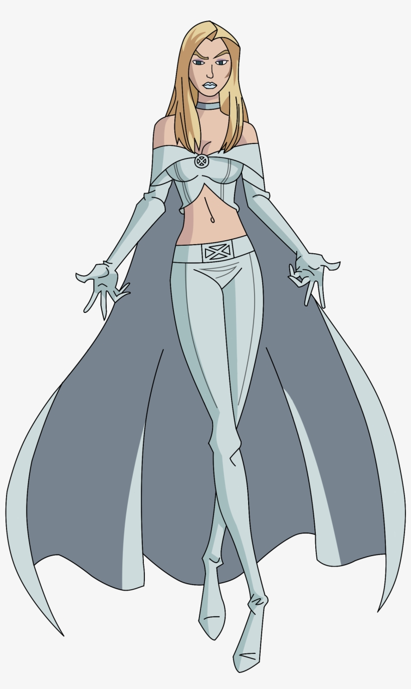 Emma Frost Png - X Men Cartoon Emma Frost, transparent png download