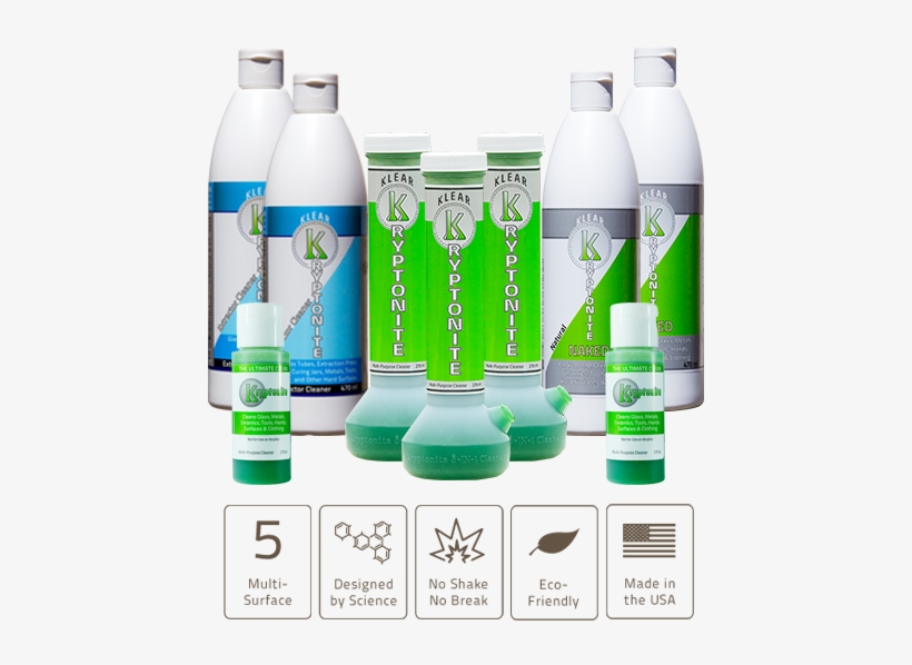 Complete Cannabis Care In A Bottle - Klear Kryptonite Wonder Twins, transparent png download