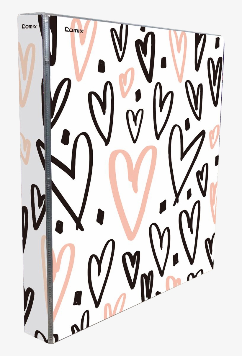 Hand Drawn Hearts Binder - Heart, transparent png download