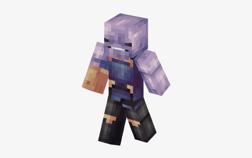 Minecraft Thanos Skin, transparent png download